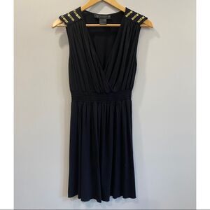 Kardashian Kollection Black Sleveless Jersey Mini Dress